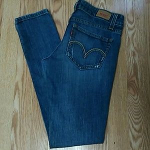 Levi's super low skinny jeans